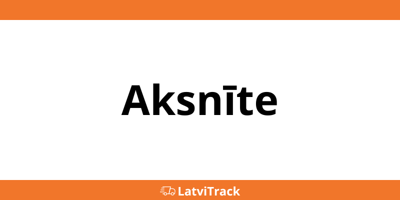 Omniva pakomāti Aksnīte